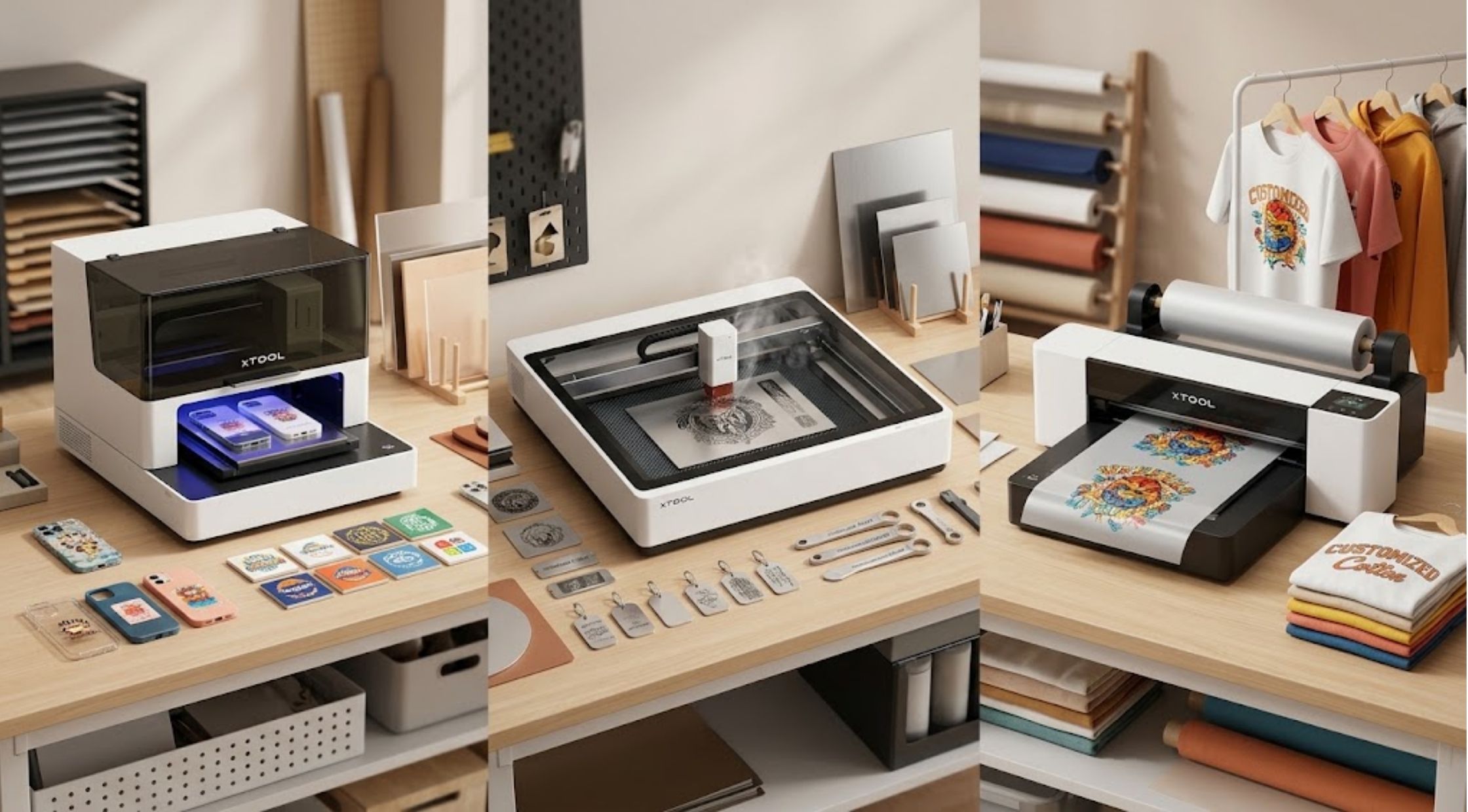 How to Choose an xTool UV Printer, F2 Ultra & Apparel Printer