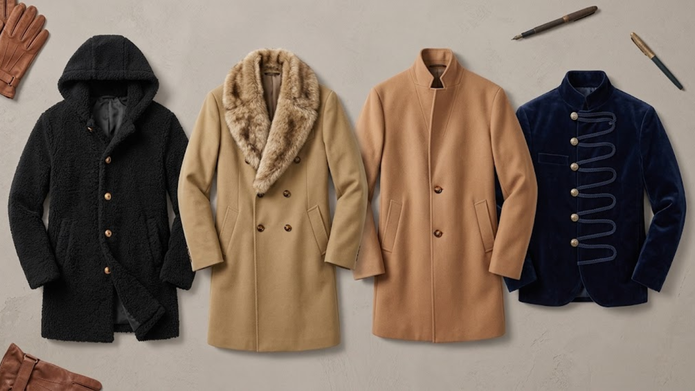 How to Build a Versatile Wardrobe With Coats, Men's Jumpsuits, and Polo Sets